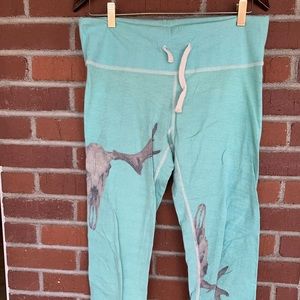 Teeki deer medicine teal yoga pant